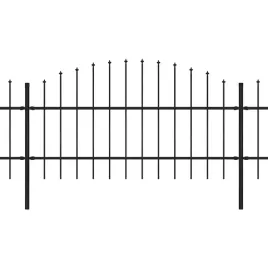 vidaxl-panele-ogrodzeniowe-z-grotami-stal-075-1-x119-m-czarne