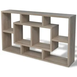 vidaxl-wiszaca-polka-z-8-przegrodami-kolor-debowy