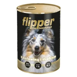 mokra-karma-dla-psa-flipper-dolina-noteci-wolowina-i-drob-puszka-24x400g
