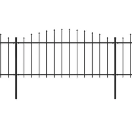 vidaxl-panele-ogrodzeniowe-z-grotami-stal-05-075-x119-m-czarne