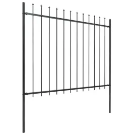 vidaxl-ogrodzenie-z-pretow-z-grotami-stalowe-153-x-15-m-czarne