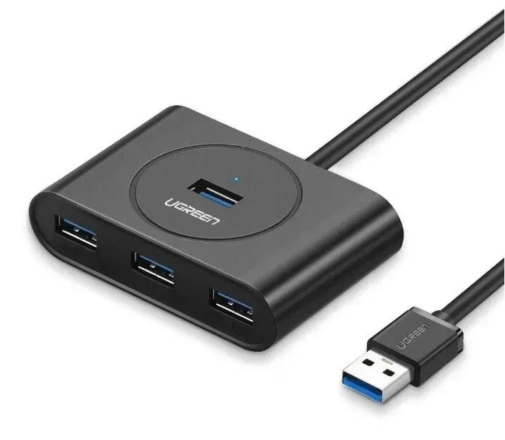 hub-usb-3-0-4w1-ugreen-05m-czarny-stan-nowy