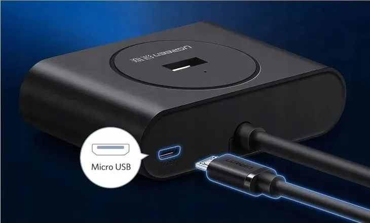 hub-usb-3-0-4w1-ugreen-05m-czarny-stan-nowy-kod-producenta-20290