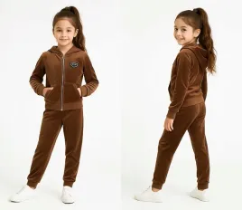 dres-welurowy-dla-dziewczynki-146-sportowy-bluza-spodnie-komplet-zestaw