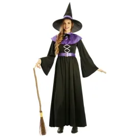 stroj-czarownica-wiedzma-czarno-fioletowa-przebranie-halloween-xl