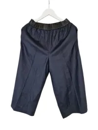 sandro-damskie-spodnie-granatowe-m