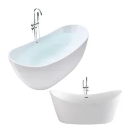 wanna-akrylowa-ferrano-160-cm-wolnostojaca-powloka-anti-wipe-biala-rea