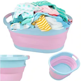 kosz-na-pranie-bielizne-skladany-silikon-rozowy