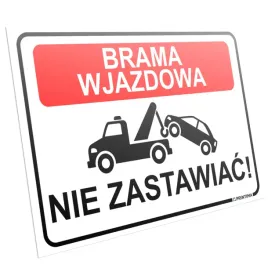 tablica-tabliczka-brama-wjazdowa-nie-zastawiac-32x21-cm-pcv-tablica-zakazu