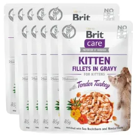 brit-care-cat-fillets-in-gravy-kitten-indyk-w-sosie-saszetka-10pak-10x85g