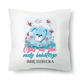 poduszka-biala-wyprawka-do-pzedszkola-dla-dziecka-czas-na-sen-wzory-perso