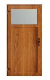 drzwi-zewnetrzne-techniczne-gospodarcze-pcv-110x205-cm-zloty-dab-lewe