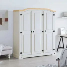 vidaxl-szafa-sosnowa-w-meksykanskim-stylu-corona-3-drzwiowa-biala