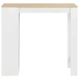 vidaxl-stolik-barowy-z-polkami-bialy-110-x-50-x-103-cm