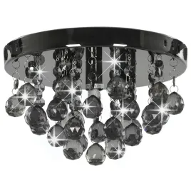 vidaxl-lampa-sufitowa-z-przydymionymi-koralikami-czarna-okragla-g9