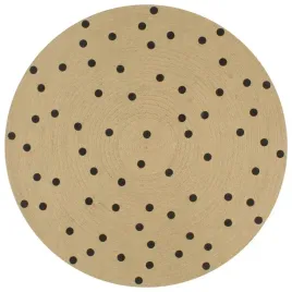 vidaxl-recznie-wykonany-dywanik-juta-w-kropki-150-cm