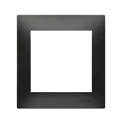 simon-54-ramka-pojedyncza-dr1-49-czarny-mat-rodzaj-pojedyncza