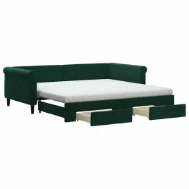 sofa-rozsuwana-z-szufladami-ciemnozielona-100x200-cm-aksamit