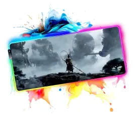 podkladka-gamingowa-pod-mysz-na-biurko-led-black-myth-wukong-wzor-1