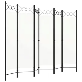 vidaxl-parawan-6-panelowy-kremowy-240-x-180-cm