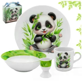zestaw-obiadowy-dla-dzieci-4-el-panda-kubek-talerz-miska-kieliszek-na-jajko