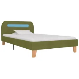 vidaxl-rama-lozka-z-led-zielona-tapicerowana-tkanina-90-x-200-cm