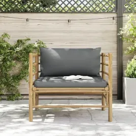 vidaxl-sofa-ogrodowa-z-ciemnoszarymi-poduszkami-bambusowa