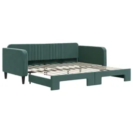 sofa-rozsuwana-ciemnozielona-100x200-cm-aksamit