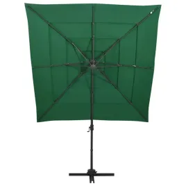 vidaxl-4-poziomowy-parasol-na-aluminiowym-slupku-zielony-250x250-cm