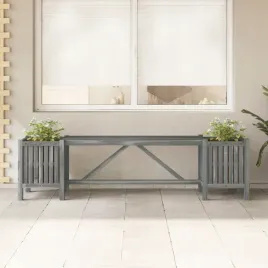 vidaxl-lawka-ogrodowa-z-2-donicami-150-cm-lite-drewno-akacjowe-szara