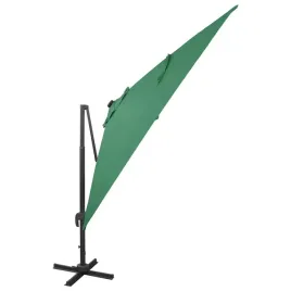 vidaxl-parasol-wiszacy-z-lampkami-led-i-slupkiem-zielony-300-cm