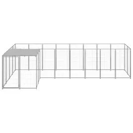 vidaxl-kojec-dla-psa-srebrny-605-m-stalowy