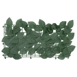vidaxl-parawan-balkonowy-ciemno-zielone-liscie-300x100-cm