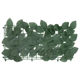 vidaxl-parawan-balkonowy-ciemnozielone-liscie-500x75-cm