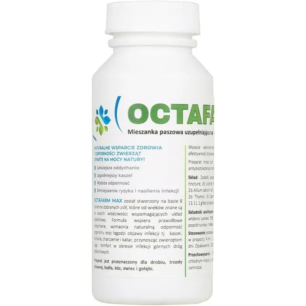 OctaFarm MAX środek na drogi oddechowe, kaszel u kur i innych zw