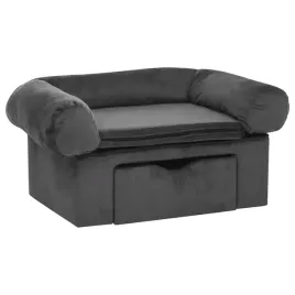 vidaxl-sofa-dla-psa-z-szuflada-ciemnoszara-75x50x38-cm-pluszowa
