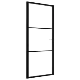 vidaxl-drzwi-wewnetrzne-szklo-esg-i-aluminium-93x2015-cm-czarne