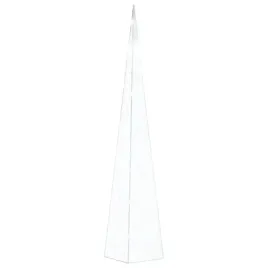 vidaxl-stozek-dekoracyjny-akrylowy-zimne-biale-led-90-cm