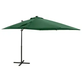 vidaxl-parasol-wiszacy-z-lampkami-led-i-slupkiem-zielony-250-cm