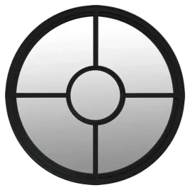 vidaxl-lustro-ogrodowe-czarne-40x4-cm-okragla-zelazna-rama