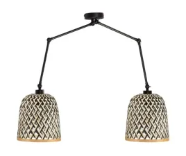 lampa-sufitowa-metalowa-podwojna-abazur-bambus-duo