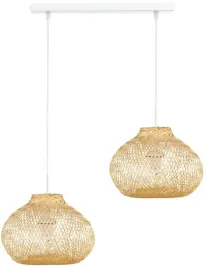lampa-podwojna-listwa-biala-abazur-bambusowy-th04s