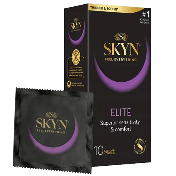 Prezerwatywy nielateksowe SKYN Elite ultracienkie uczucie jak bez 10 szt.