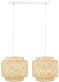 lampa-podwojna-listwa-biala-abazur-bambusowy-th36