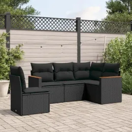 vidaxl-5-cz-zestaw-wypoczynkowy-do-ogrodu-poduszki-czarny-rattan-pe