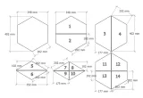 panel-scienny-tapicerowany-heksagon-plaster-miodu