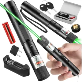 laser-wskaznik-laserowy-mocny-zielony-punktowy-akumulator-ladowarka-4w1