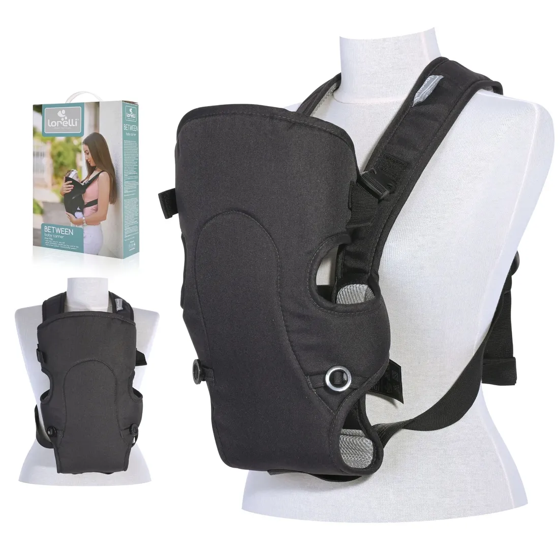 nosidlo-ergonomiczne-lorelli-between-regulowane-czarne-do-20kg-komfort