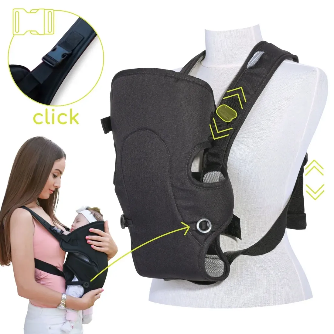 nosidlo-ergonomiczne-lorelli-between-regulowane-czarne-do-20kg-komfort
