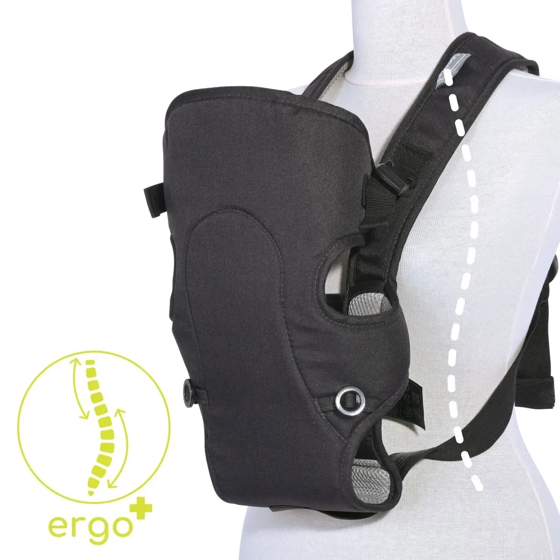 nosidlo-ergonomiczne-lorelli-between-regulowane-czarne-do-20kg-komfort-stan-nowy